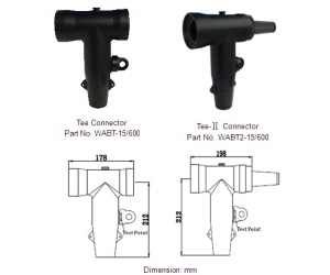 600A Deadbreak connecteur tee